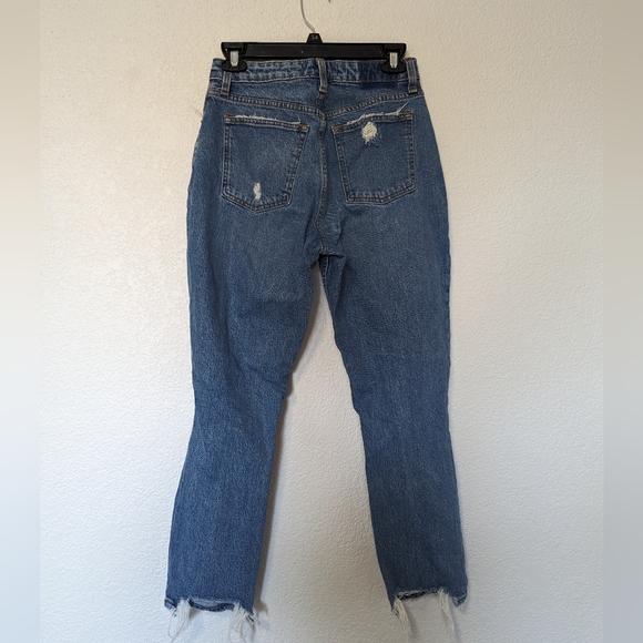 Abercrombie & fitch curve love mom high rise denim jeans distressed size 26 - Picture 3 of 7